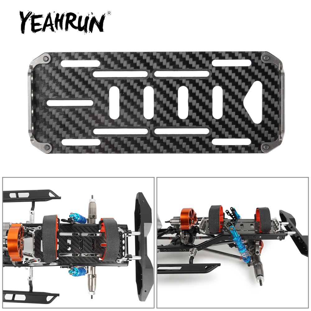 Racing Arcade Cabinet - YEAHRUN Batterie-Montageplatte aus Kohlefaser für Axial