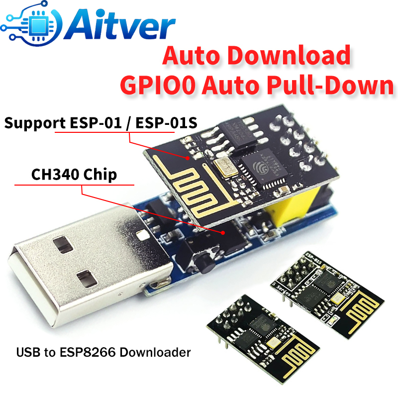 Arduino Vending Machine Project - ESP01 Programmieradapter USB auf ESP8266 ESP01S