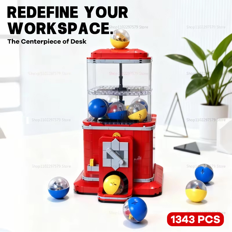 Vending Arcade Games - Neuer Kreativer Verkaufsautomat Baukasten 1343 Teile