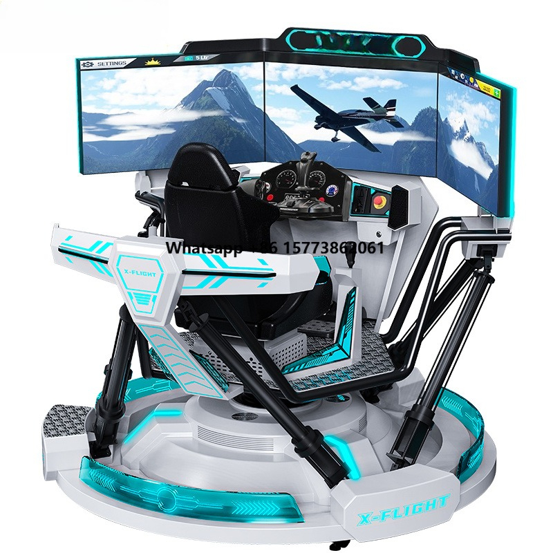 9D Vr Simulator - VR Flugsimulator Flugzeug-Lehr- und Trainingsgerät 5D