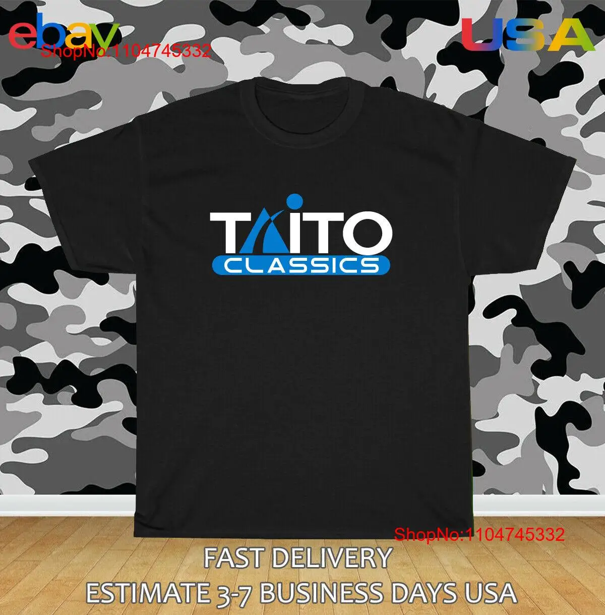 Arcade No - Taito Classics Arcade Games Logo Herren-T-Shirt,