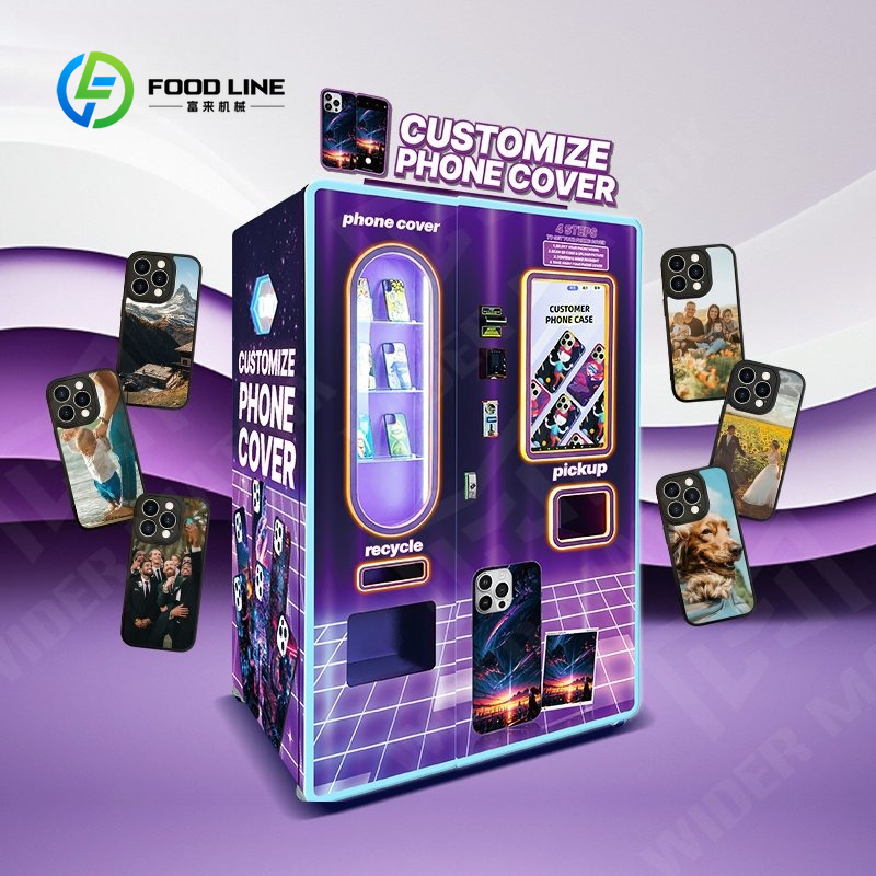 Popcorn Vending Machine - DIY Handyhüllen-Maschine Digitaler Touchscreen Selbstbedienungs-Intelligentes Automatisches