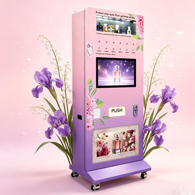 Popcorn Vending Machine - Automatischer Parfüm-Verkaufsautomat mit Touchscreen, Duftspender für