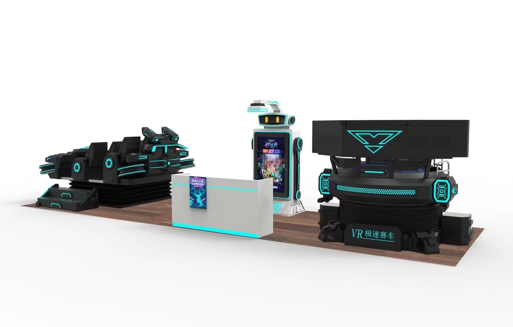 Hochwertiger Themenpark, 4-Sit – 9D Vr Simulator Bewertung und Preis