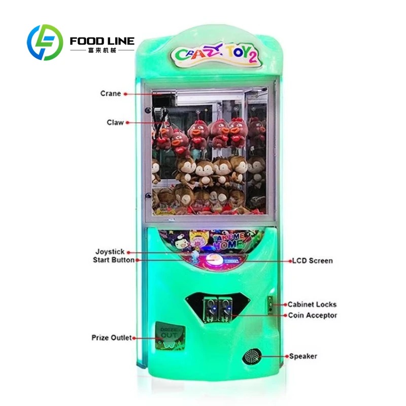 Maßgefertigte Münzbetriebene A – Arcade Prize Vending Machine Bewertung und Preis