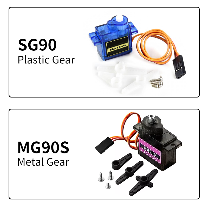 2PCS/5PCS/10PCS SG90 MG90S 9G  – Arduino Vending Machine Project Bewertung und Preis
