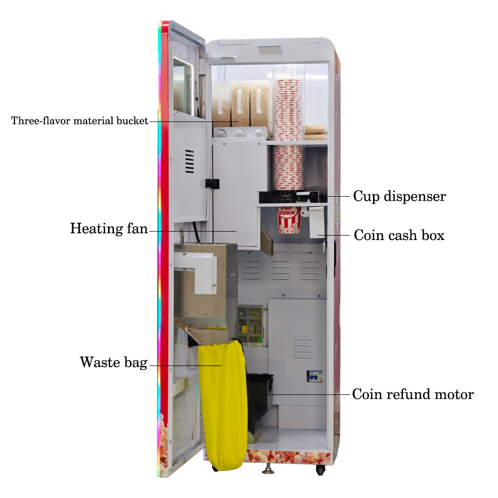 Professionelle, kundenspezifis – Popcorn Vending Machine Bewertung und Preis
