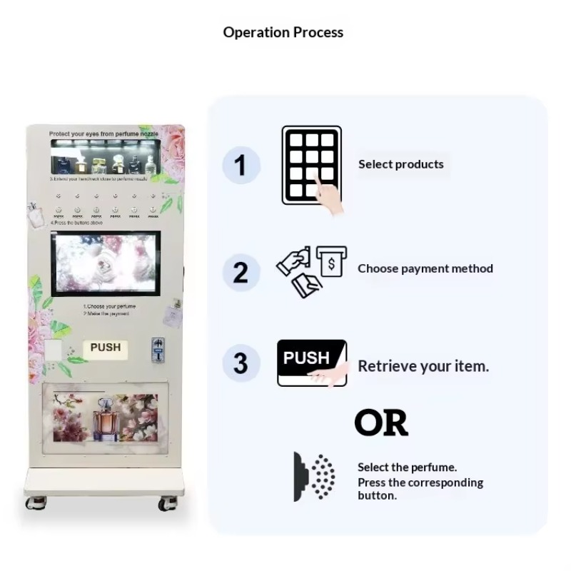 Automatischer Parfüm-Verkaufsa – Popcorn Vending Machine Bewertung und Preis
